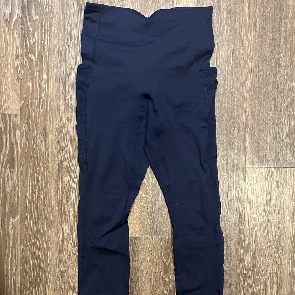 Fabletics Motion 365 Leggings, Navy Blue, Small